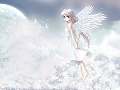 аниме девушки ангелы