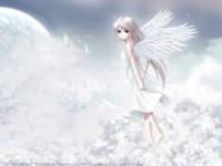 аниме девушки ангелы